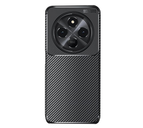 Xiaomi Redmi 14C Kılıf Auto Focus Karbon Kapak - Siyah Xiaomi Redmi 14C Kılıf Auto Focus Karbon Kapak - Siyah