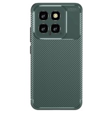 Xiaomi Mi 14T Kılıf Auto Focus Karbon Kapak - Koyu Yeşil