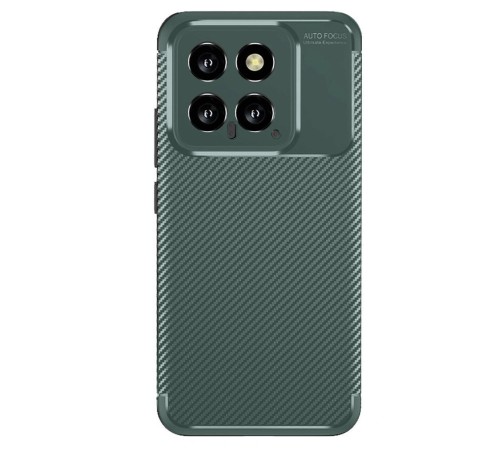 Xiaomi Mi 14T Kılıf Auto Focus Karbon Kapak - Koyu Yeşil Xiaomi Mi 14T Kılıf Auto Focus Karbon Kapak - Koyu Yeşil