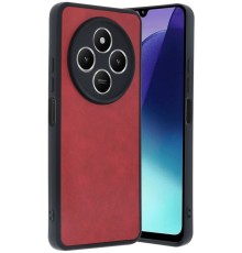 Xiaomi Redmi 14C Kılıf Aras Deri Kapak - Kırmızı