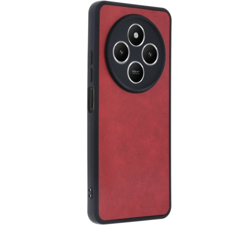 Xiaomi Redmi 14C Kılıf Aras Deri Kapak - Kırmızı Xiaomi Redmi 14C Kılıf Aras Deri Kapak - Kırmızı