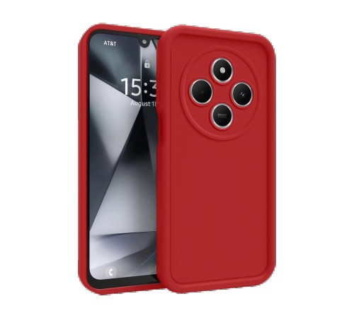 Xiaomi Redmi 14C Kılıf Viera Silikon - Kırmızı Xiaomi Redmi 14C Kılıf Viera Silikon - Kırmızı