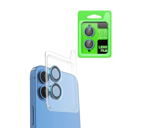 iPhone 16 Raze Metal Kamera Lens - Lacivert iPhone 16 Raze Metal Kamera Lens - Lacivert