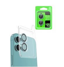 iPhone 16 Plus Raze Metal Kamera Lens - Turkuaz