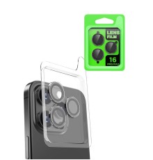 iPhone 16 Pro Raze Metal Kamera Lens - Siyah