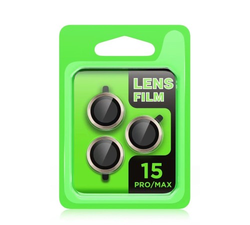 iPhone 15 Pro Raze Metal Kamera Lens - Siyah iPhone 15 Pro Raze Metal Kamera Lens - Siyah