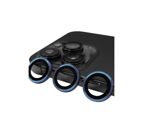 iPhone 15 Pro Max Raze Metal Kamera Lens - Lacivert iPhone 15 Pro Max Raze Metal Kamera Lens - Lacivert