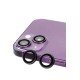 iPhone 15 Raze Metal Kamera Lens - Siyah