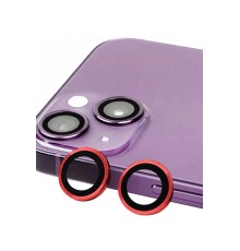 iPhone 14 Raze Metal Kamera Lens - Kırmızı