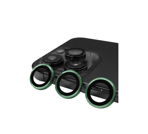 iPhone 13 Pro Raze Metal Kamera Lens - Yeşil iPhone 13 Pro Raze Metal Kamera Lens - Yeşil