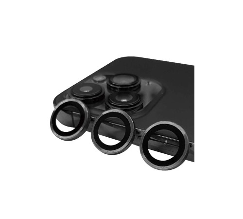 iPhone 13 Pro Max Raze Metal Kamera Lens - Gri iPhone 13 Pro Max Raze Metal Kamera Lens - Gri