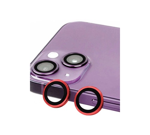 iPhone 13 Mini Raze Metal Kamera Lens - Kırmızı iPhone 13 Mini Raze Metal Kamera Lens - Kırmızı