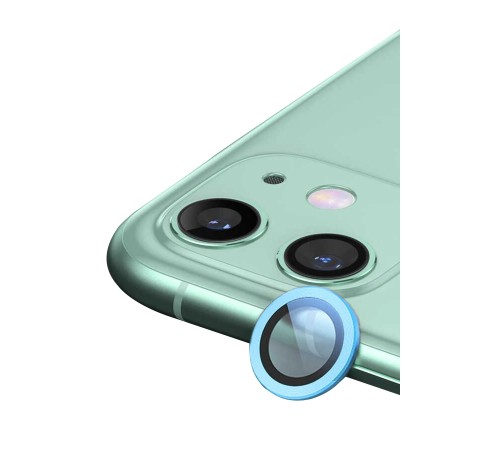 iPhone 11 Raze Metal Kamera Lens - Mavi iPhone 11 Raze Metal Kamera Lens - Mavi