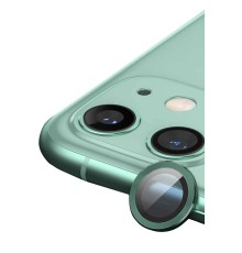 iPhone 11 Raze Metal Kamera Lens - Yeşil