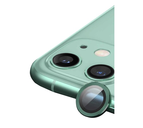 iPhone 11 Raze Metal Kamera Lens - Yeşil iPhone 11 Raze Metal Kamera Lens - Yeşil