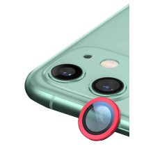 iPhone 12 Mini Raze Metal Kamera Lens - Kırmızı