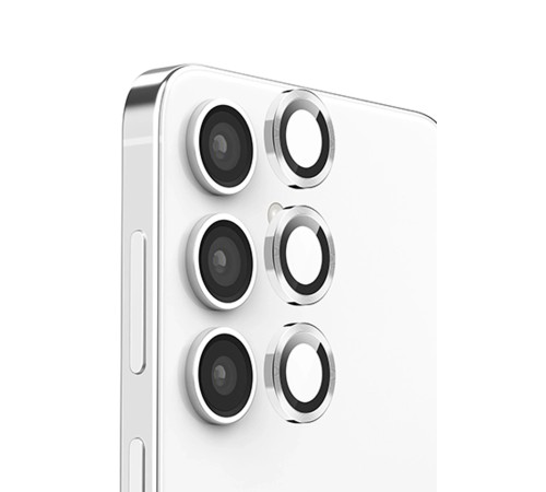 Samsung Galaxy S25 Plus Raze Metal Kamera Lens - Gümüş