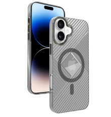 iPhone 16 Stella PC Sert Magsafe Kılıf - Siyah