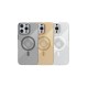 iPhone 16 Stella PC Sert Magsafe Kılıf - Gold