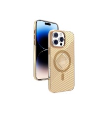 iPhone 16 Pro Stella PC Sert Magsafe Kılıf - Gold