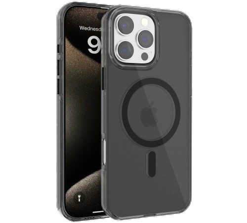 Joko iPhone 16 Pro Gleam PC Sert Magsafe Kılıf - Siyah Joko iPhone 16 Pro Gleam PC Sert Magsafe Kılıf - Siyah