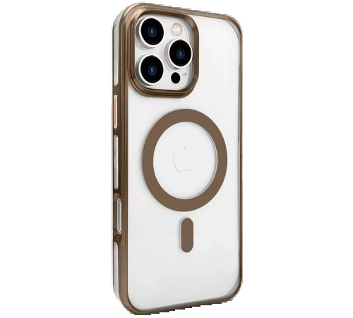 Joko iPhone 16 Pro Gleam PC Sert Magsafe Kılıf - Kahverengi Joko iPhone 16 Pro Gleam PC Sert Magsafe Kılıf - Kahverengi