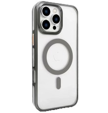 iPhone 16 Pro Gleam PC Sert Magsafe Kılıf - Titan Gri