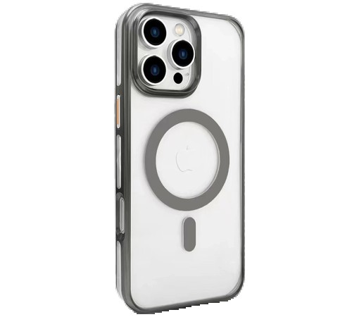 iPhone 16 Pro Gleam PC Sert Magsafe Kılıf - Titan Gri iPhone 16 Pro Gleam PC Sert Magsafe Kılıf - Titan Gri