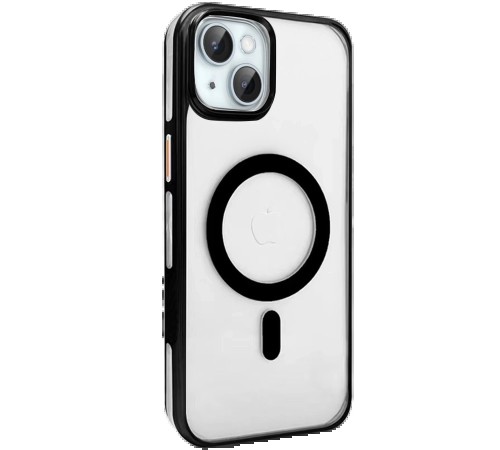 Joko iPhone 15 Gleam PC Sert Magsafe Kılıf - Şeffaf-Siyah Joko iPhone 15 Gleam PC Sert Magsafe Kılıf - Şeffaf-Siyah
