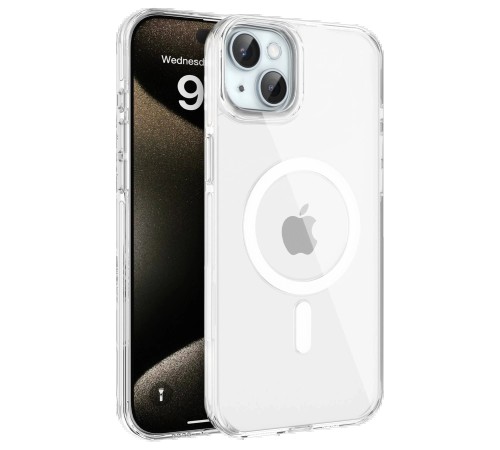 iPhone 15 Gleam PC Sert Magsafe Kılıf - Şeffaf iPhone 15 Gleam PC Sert Magsafe Kılıf - Şeffaf