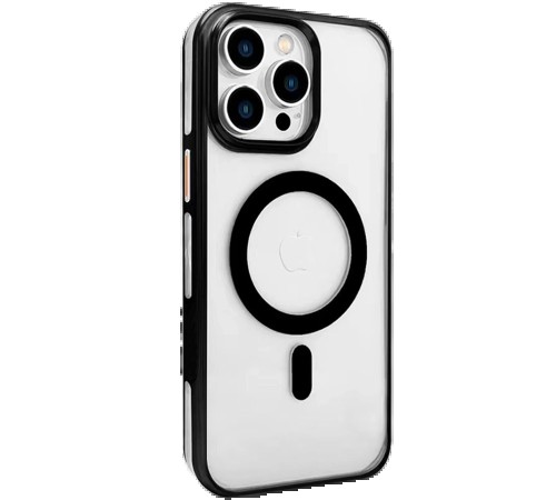 Joko iPhone 15 Pro Gleam PC Sert Magsafe Kılıf - Şeffaf-Siyah Joko iPhone 15 Pro Gleam PC Sert Magsafe Kılıf - Şeffaf-Siyah