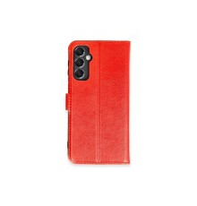 Samsung Galaxy M34 5G Kılıf Trend S Plus Kapaklı Kılıf - Kırmızı