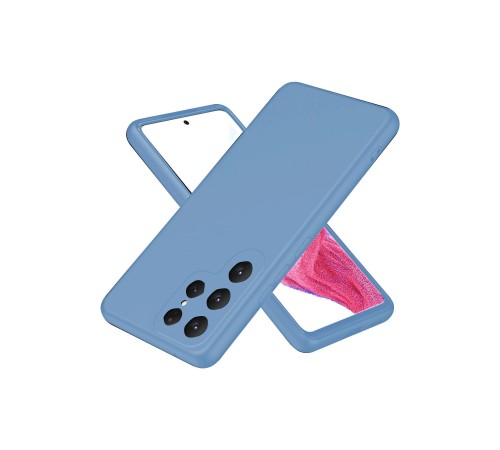 Samsung Galaxy S25 Ultra Kılıf First Silikon - Mavi