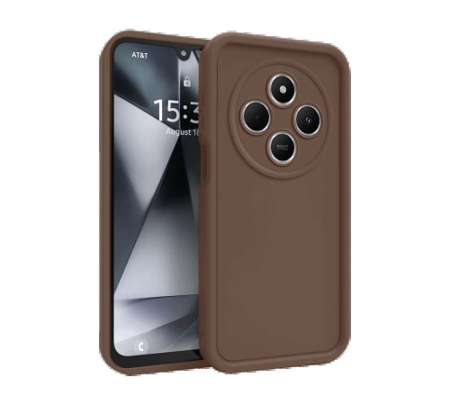 Xiaomi Redmi 14C Kılıf Viera Silikon - Kahverengi Xiaomi Redmi 14C Kılıf Viera Silikon - Kahverengi