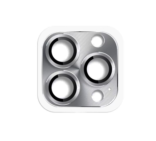iPhone 16 Pro Max Pers Alüminyum Kamera Lens - Gri