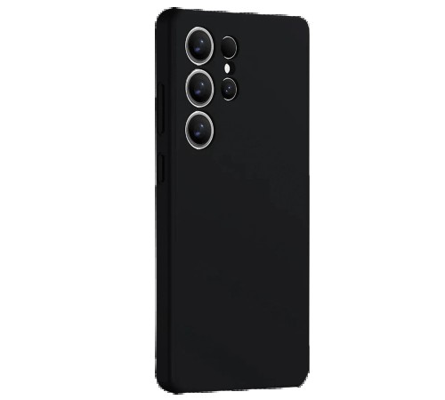 Samsung Galaxy S25 Ultra Kılıf Nano içi Kadife Silikon - Siyah