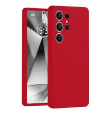 Samsung Galaxy S25 Ultra Kılıf Nano içi Kadife Silikon - Kırmızı