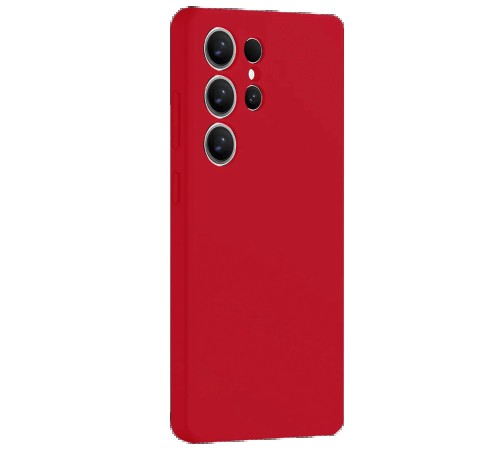 Samsung Galaxy S25 Ultra Kılıf Nano içi Kadife Silikon - Kırmızı Samsung Galaxy S25 Ultra Kılıf Nano içi Kadife Silikon - Kırmızı