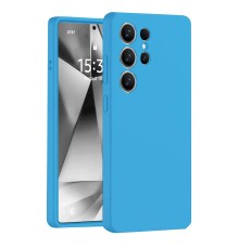 Samsung Galaxy S25 Ultra Kılıf Nano içi Kadife Silikon - Mavi