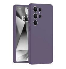Samsung Galaxy S25 Ultra Kılıf Nano içi Kadife Silikon - Mor