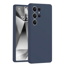 Samsung Galaxy S25 Ultra Kılıf Nano içi Kadife Silikon - Lacivert