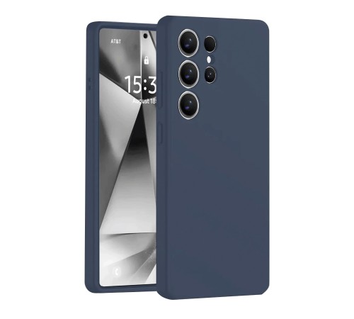 Samsung Galaxy S25 Ultra Kılıf Nano içi Kadife Silikon - Lacivert Samsung Galaxy S25 Ultra Kılıf Nano içi Kadife Silikon - Lacivert