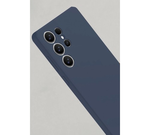 Samsung Galaxy S25 Ultra Kılıf Nano içi Kadife Silikon - Lacivert Samsung Galaxy S25 Ultra Kılıf Nano içi Kadife Silikon - Lacivert