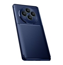 Oppo Reno 11 FS Kılıf Auto Focus Karbon Kapak - Lacivert