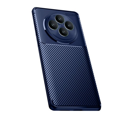 Oppo Reno 11 FS Kılıf Auto Focus Karbon Kapak - Lacivert Oppo Reno 11 FS Kılıf Auto Focus Karbon Kapak - Lacivert