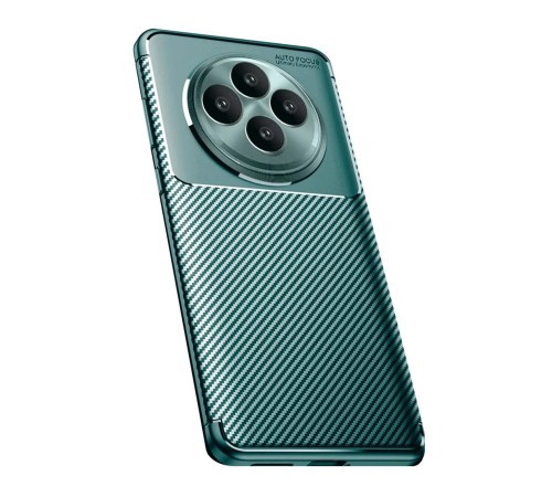 Oppo Reno 11 FS Kılıf Auto Focus Karbon Kapak - Koyu Yeşil Oppo Reno 11 FS Kılıf Auto Focus Karbon Kapak - Koyu Yeşil