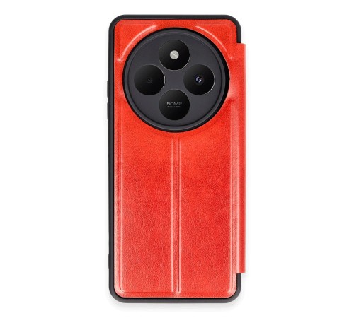 Xiaomi Redmi 14C Kılıf Flip Cover - Kırmızı