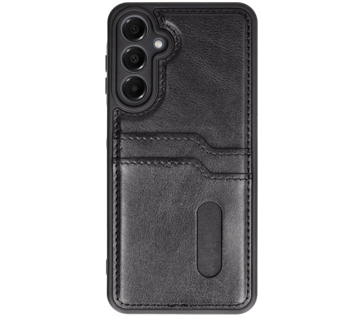 Samsung Galaxy A16 5G Kılıf Sara Kartvizitli Deri Kılıf - Siyah Samsung Galaxy A16 5G Kılıf Sara Kartvizitli Deri Kılıf - Siyah