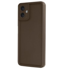 Samsung Galaxy A06 Kılıf Viera Silikon - Kahverengi