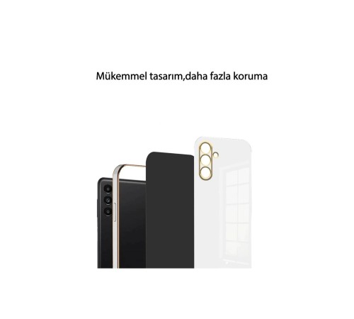 Samsung Galaxy A56 Kılıf Volet Silikon - Beyaz Samsung Galaxy A56 Kılıf Volet Silikon - Beyaz